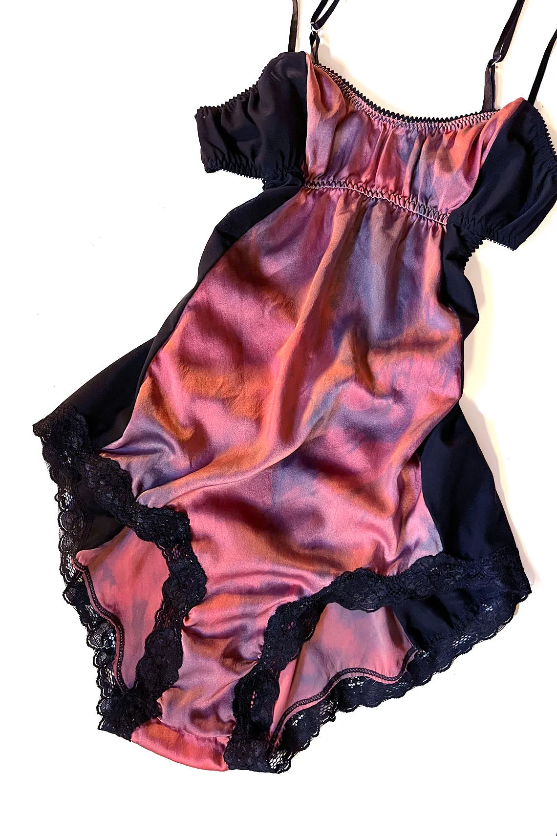 READY TO SHIP Eternal Daze Bodysuit in Hand Dyed Silk Charmeuse