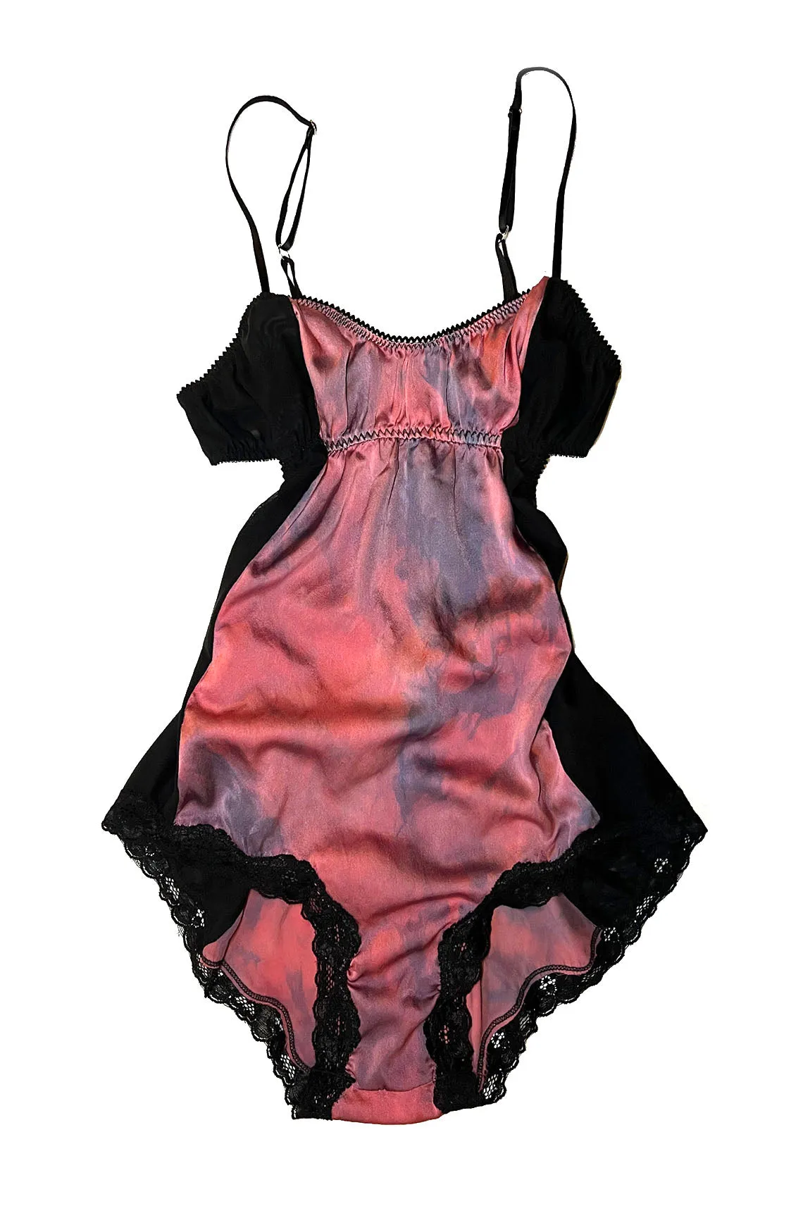 READY TO SHIP Eternal Daze Bodysuit in Hand Dyed Silk Charmeuse
