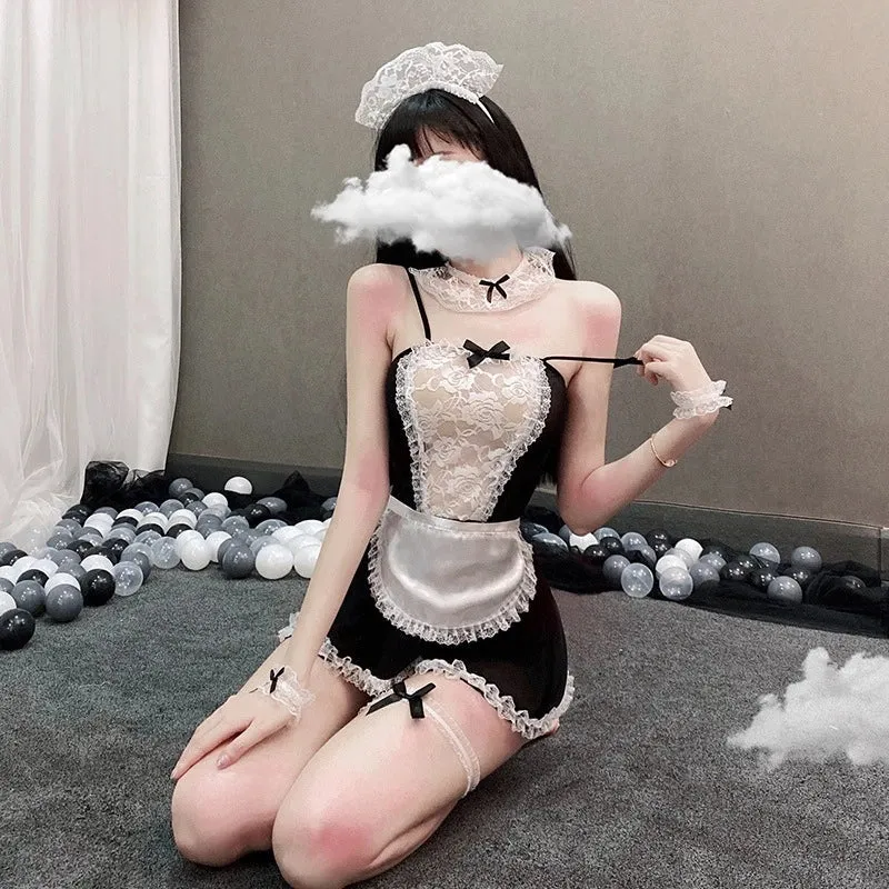 Rose Lace Cute Maid Outfit ER5899