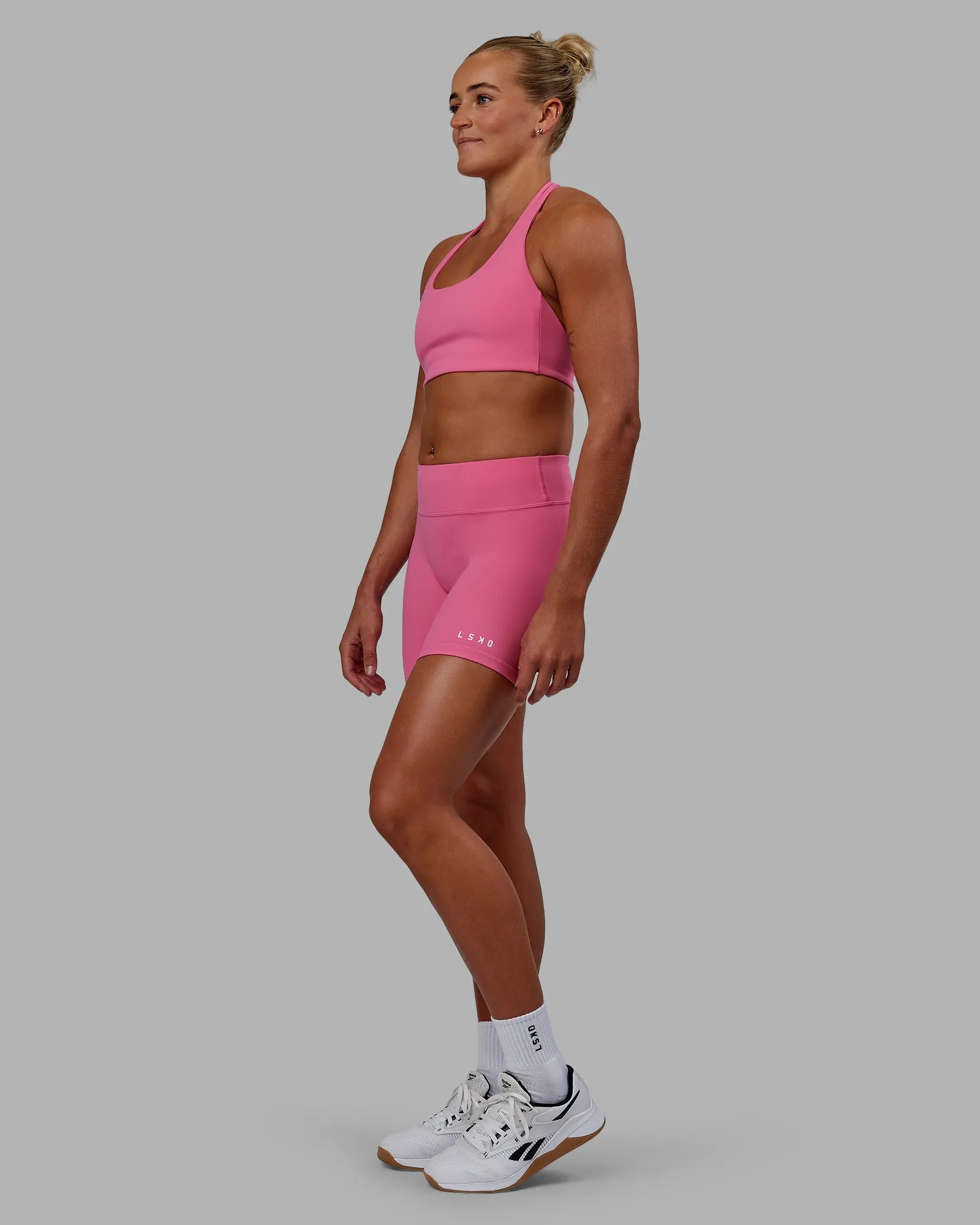 RXD Low Waist Mid Short Tights - Carmine Rose