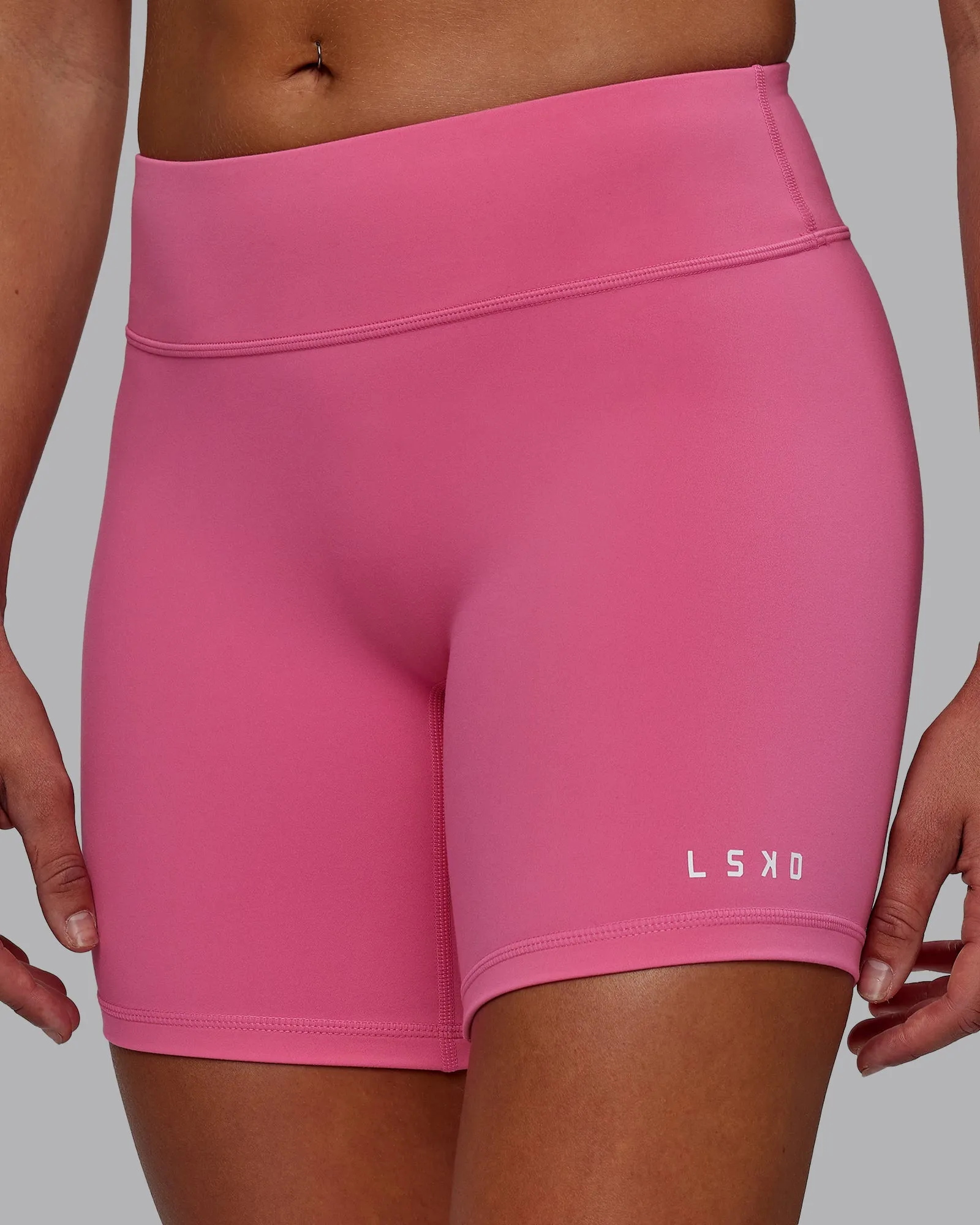 RXD Low Waist Mid Short Tights - Carmine Rose
