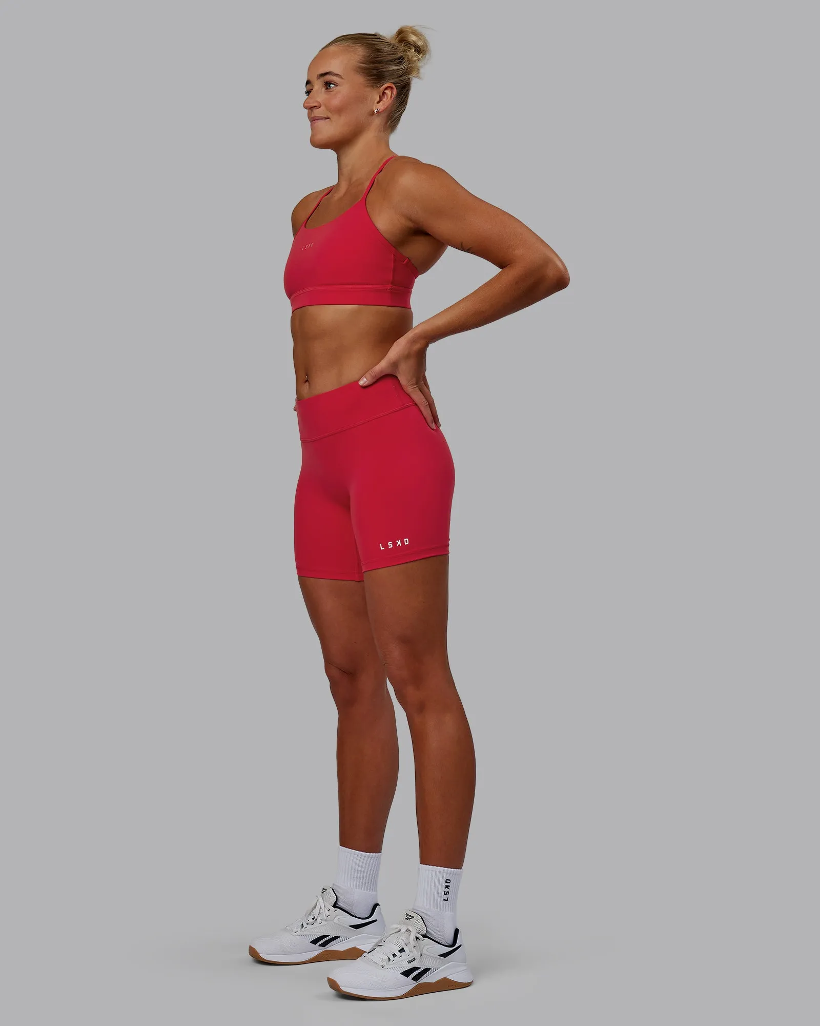 RXD Low Waist Mid Short Tights - Scarlet