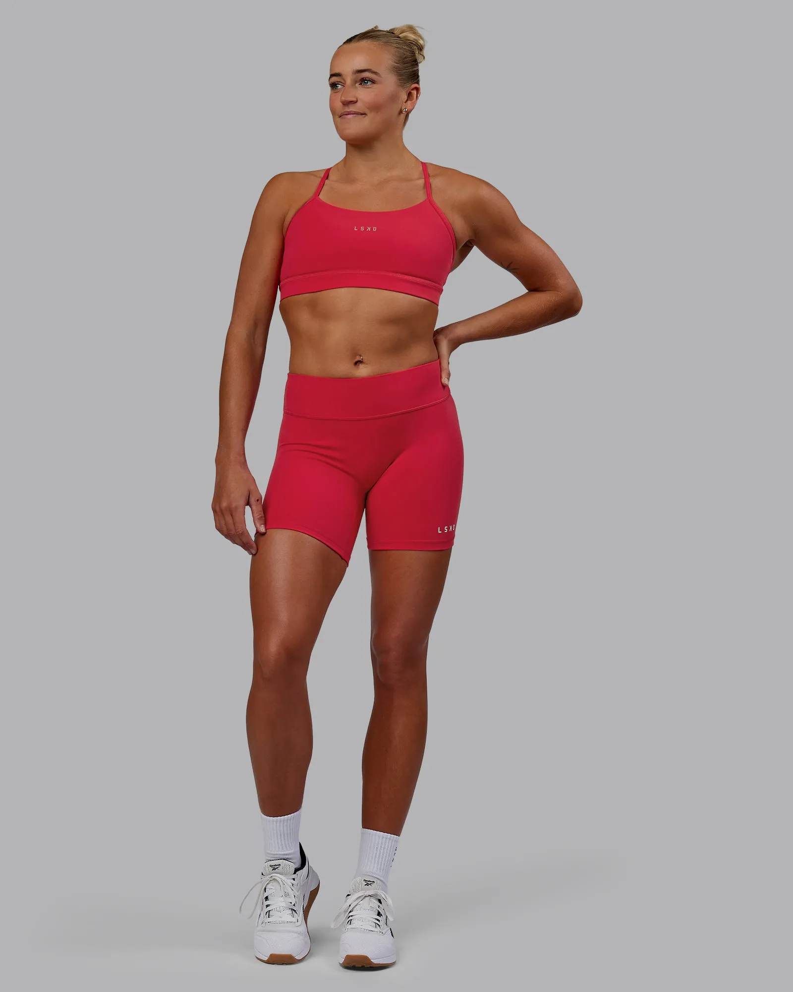 RXD Low Waist Mid Short Tights - Scarlet