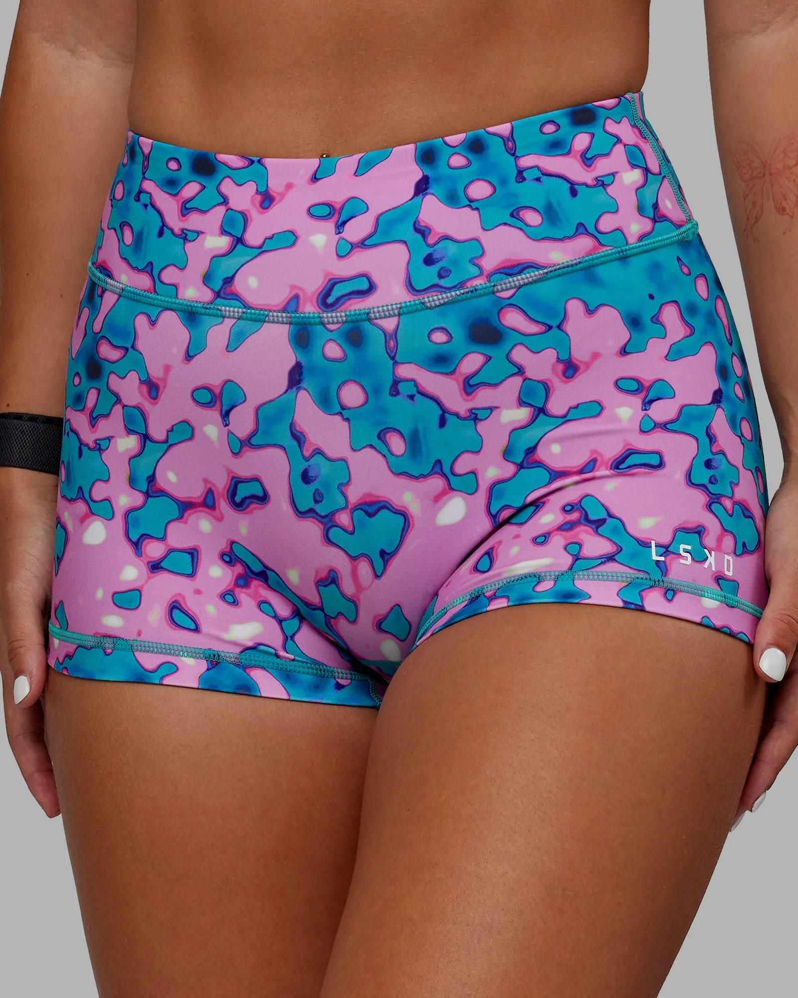 RXD Micro Short Tights - Neon Camo