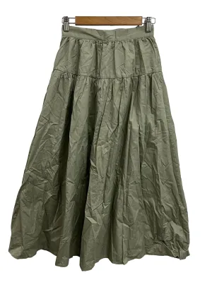 Sage Green Tiered Skirt