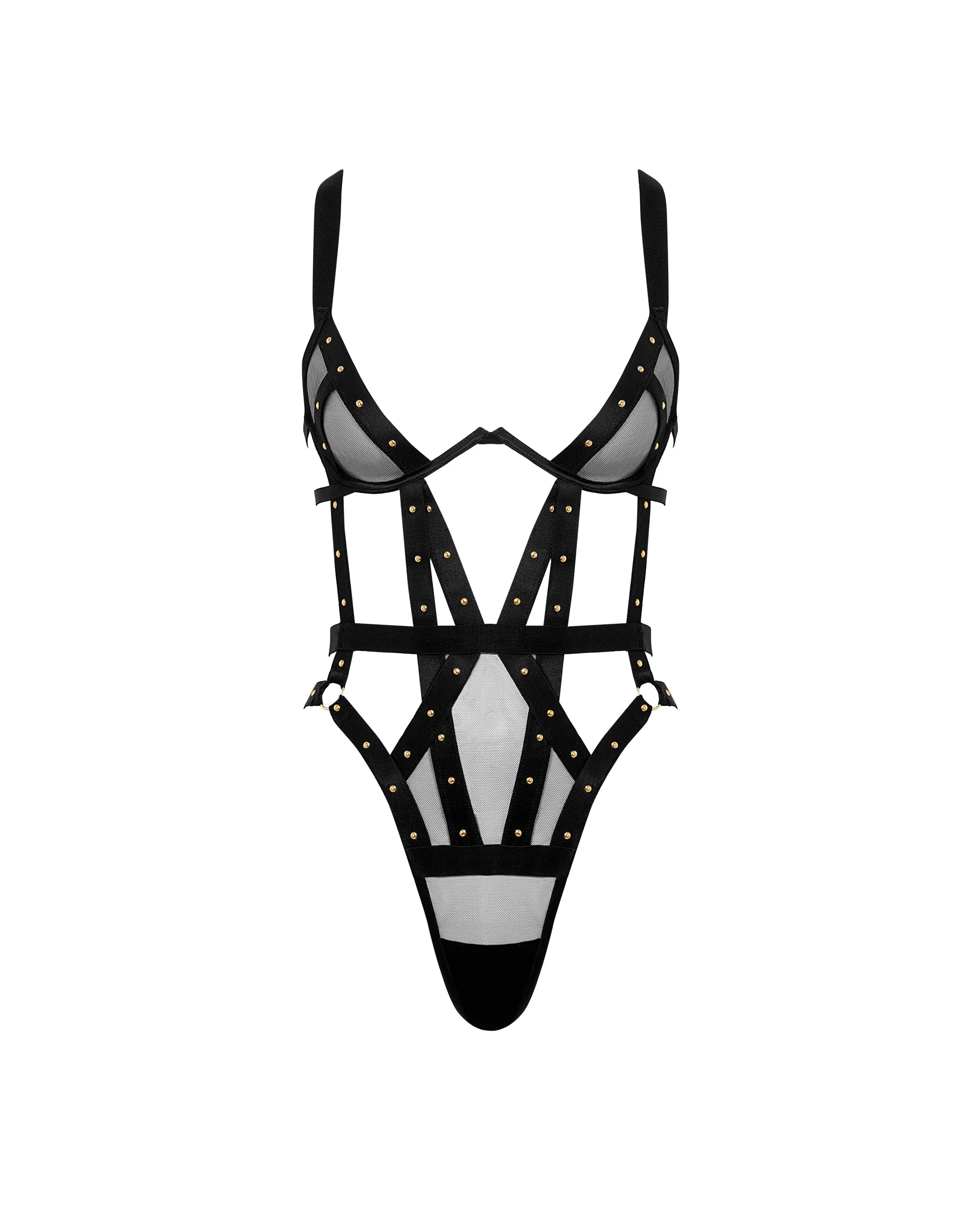 Sana Wired Bodysuit Black