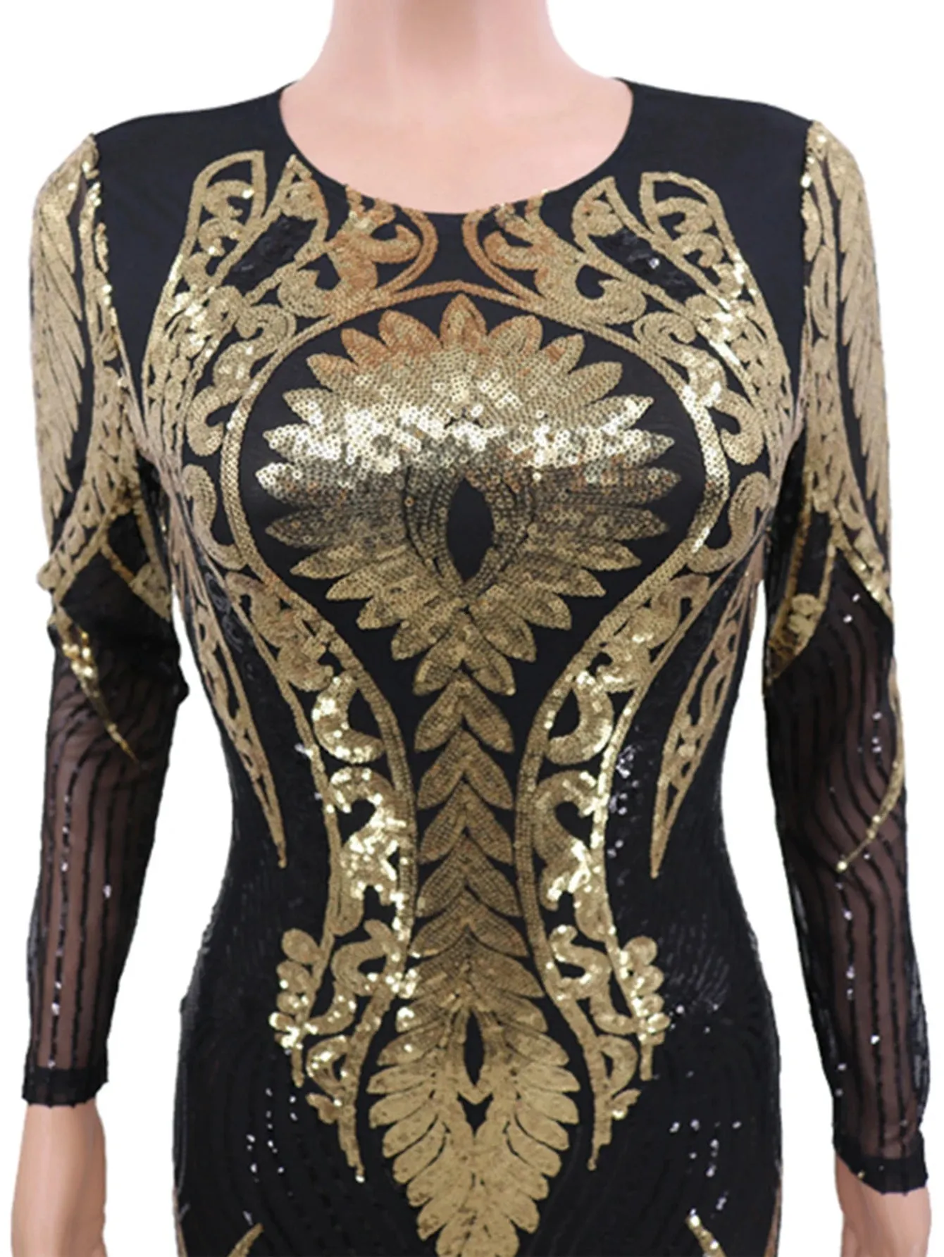 Sequin bodycon jumpsuit women one piece