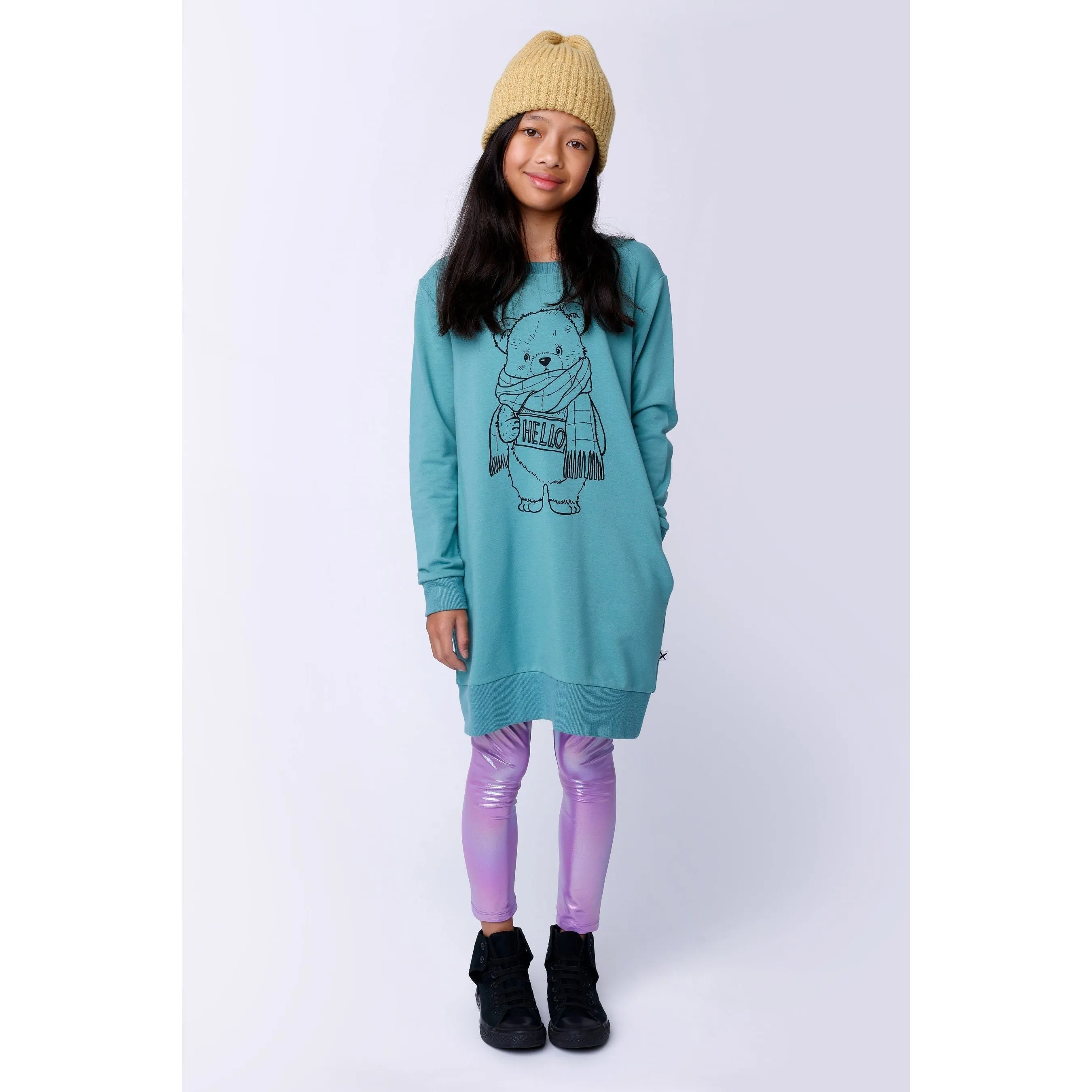 Shimmer Tights - Purple