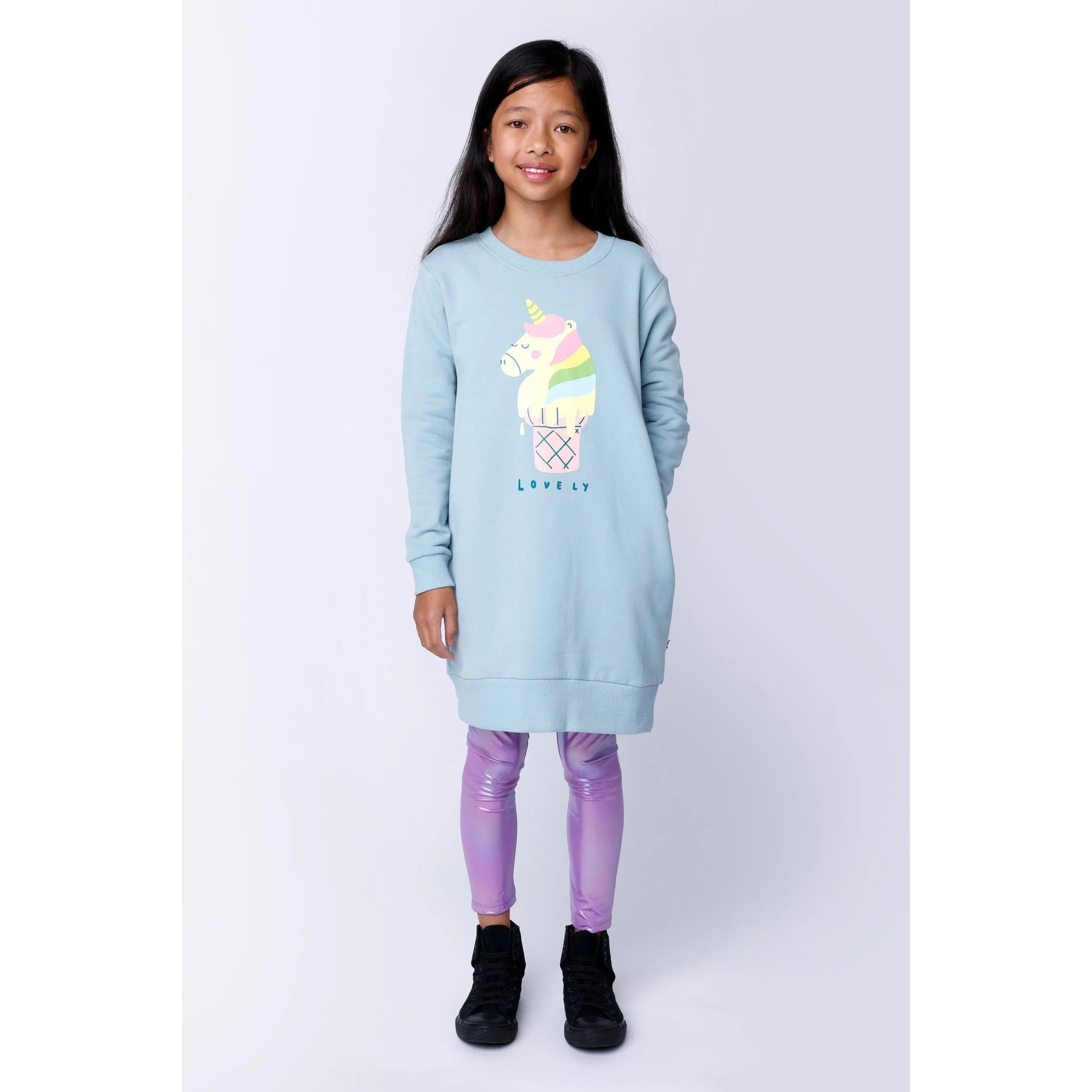 Shimmer Tights - Purple