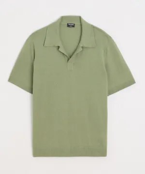 Silk-Cashmere Sweater Polo