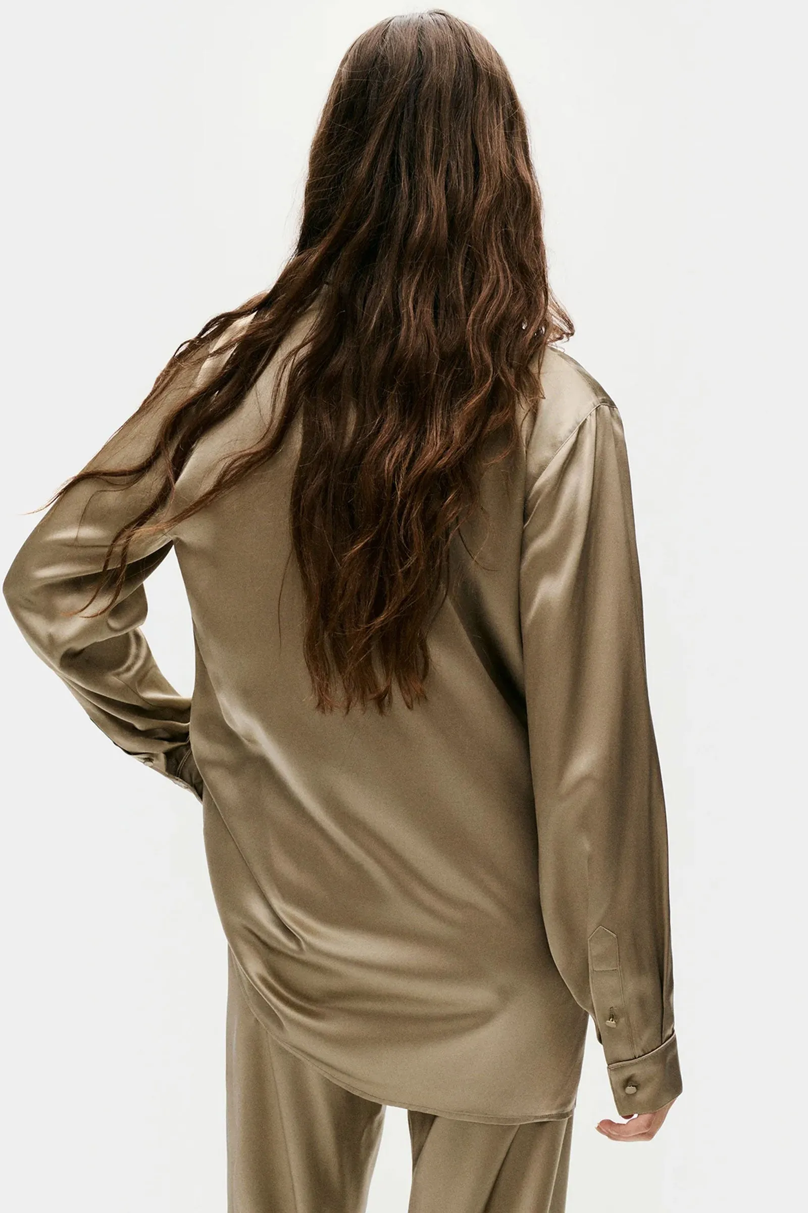 Silk Laundry Relaxed Blazer In Graphite