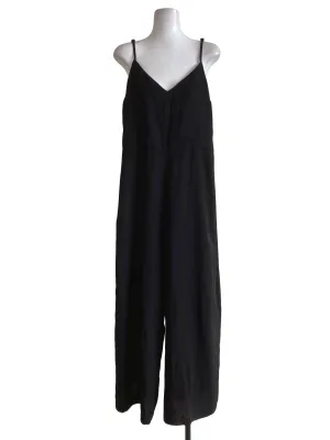Soot Black Jumpsuits