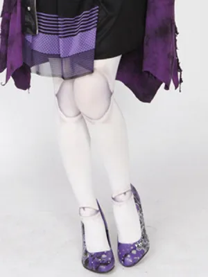 Sweet Lolita Tights Printed White Velvet Lolita Pantyhose