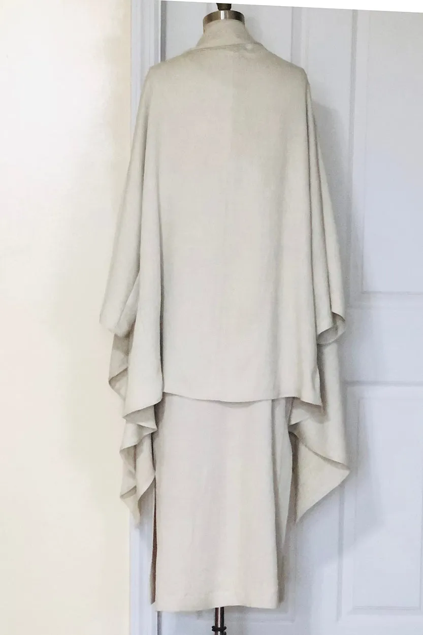 Swinging Jacket Dress Set (Style# 220DNM) Beige