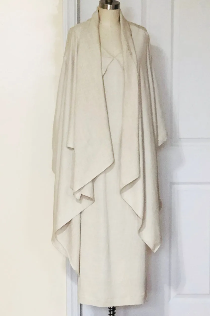 Swinging Jacket Dress Set (Style# 220DNM) Beige