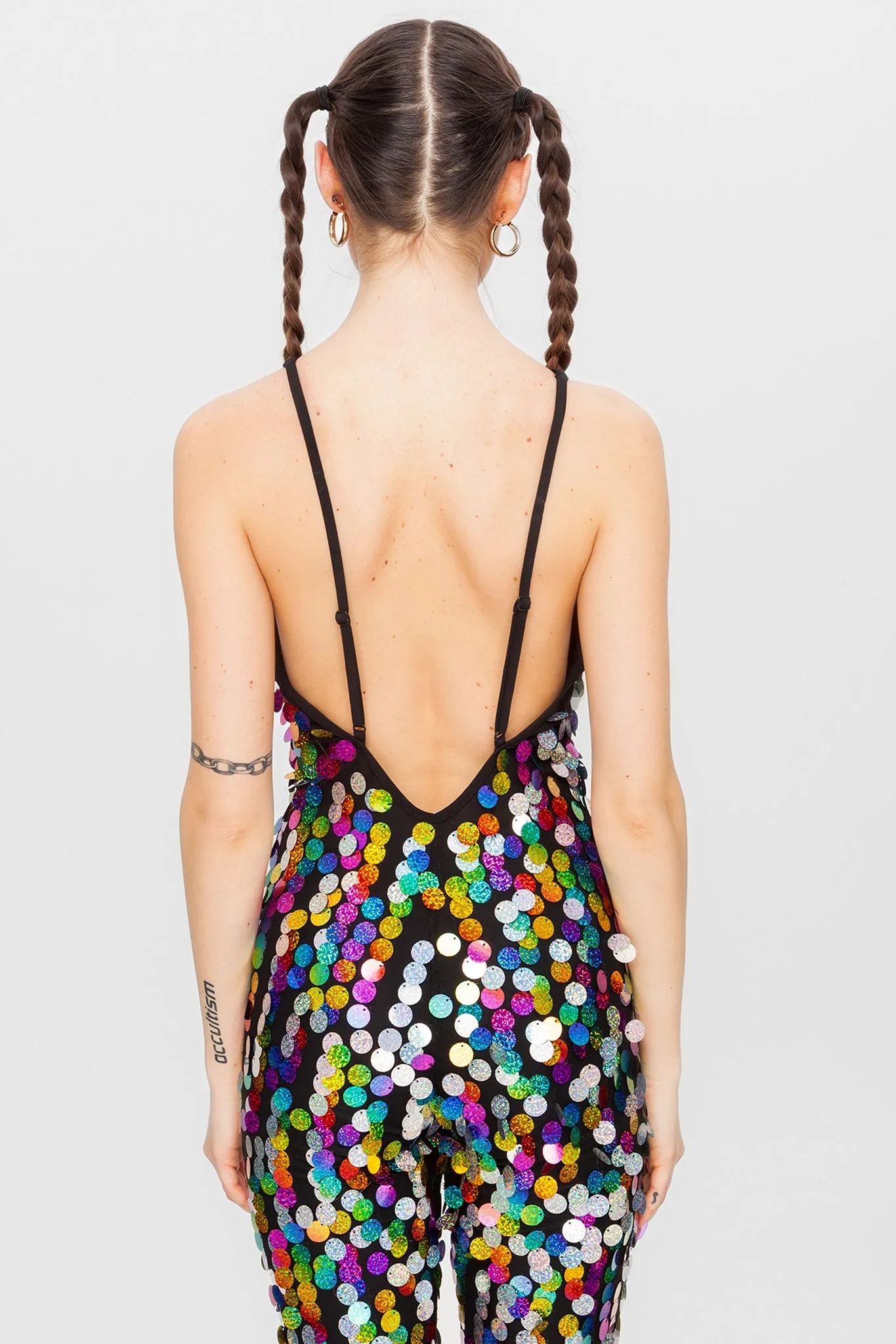 Taste My Rainbow Sequin Catsuit