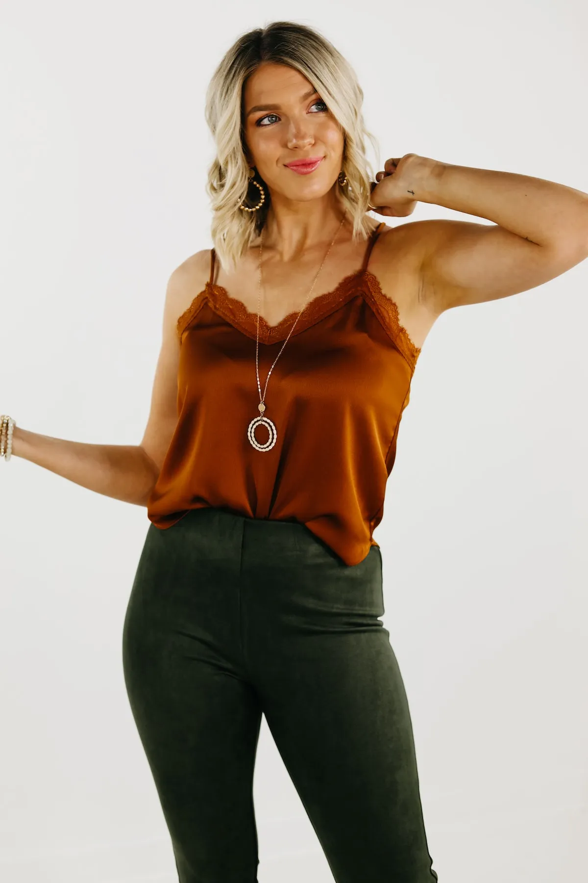 The Conner Lace Trim Camisole  - FINAL SALE