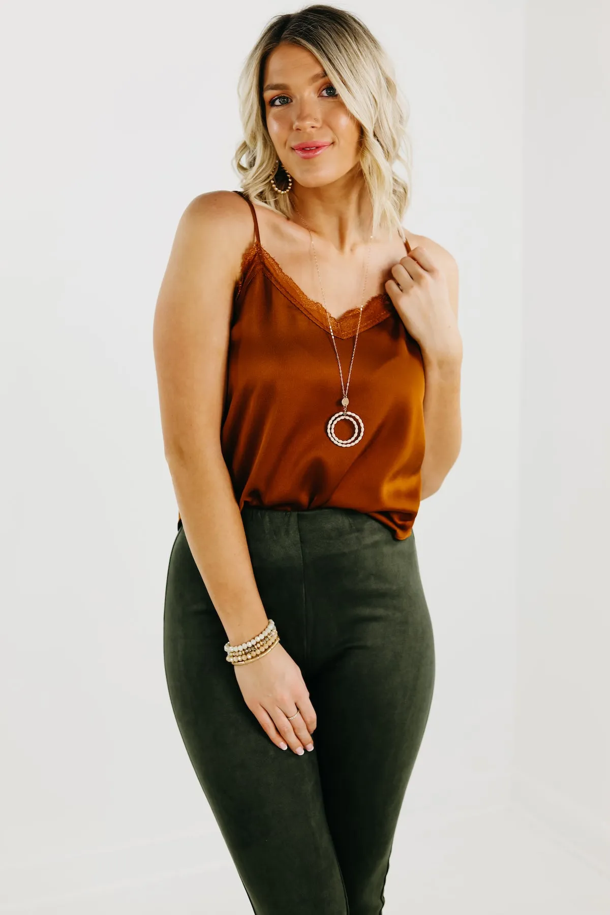 The Conner Lace Trim Camisole  - FINAL SALE