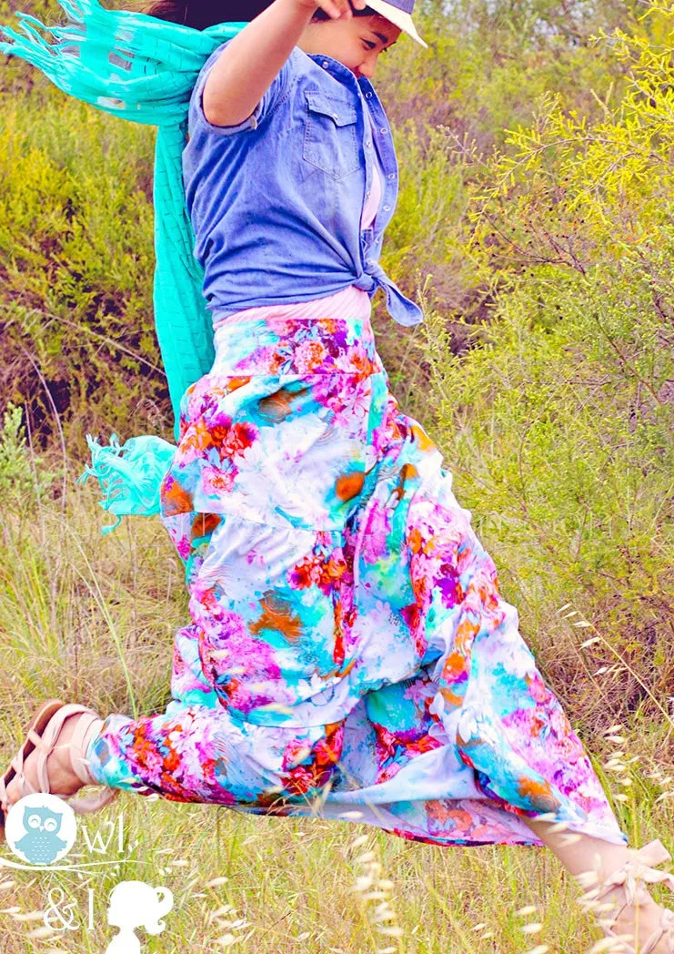 Tiered Maxi Skirt | Women's Sewing Pattern