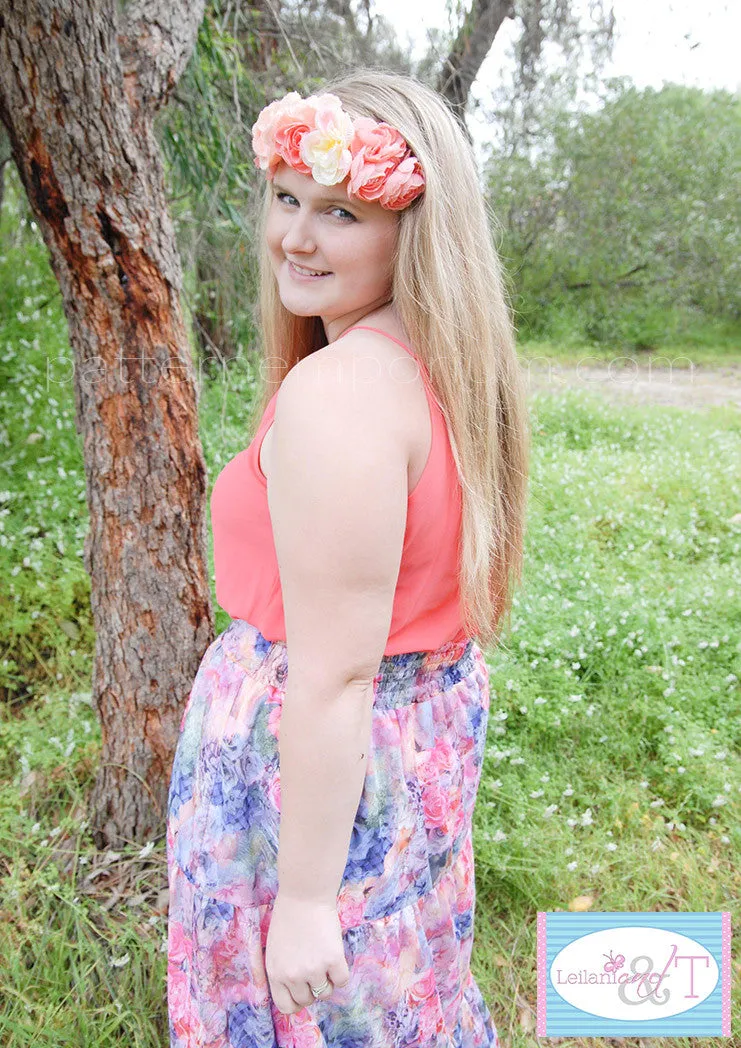 Tiered Maxi Skirt | Women's Sewing Pattern