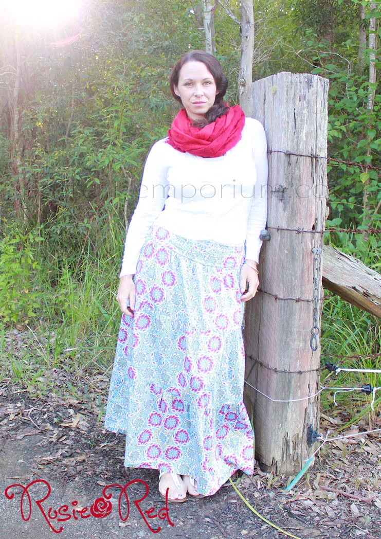 Tiered Maxi Skirt | Women's Sewing Pattern