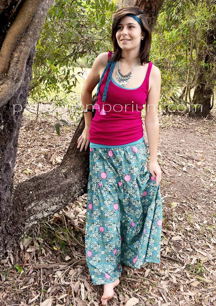 Tiered Maxi Skirt | Women's Sewing Pattern