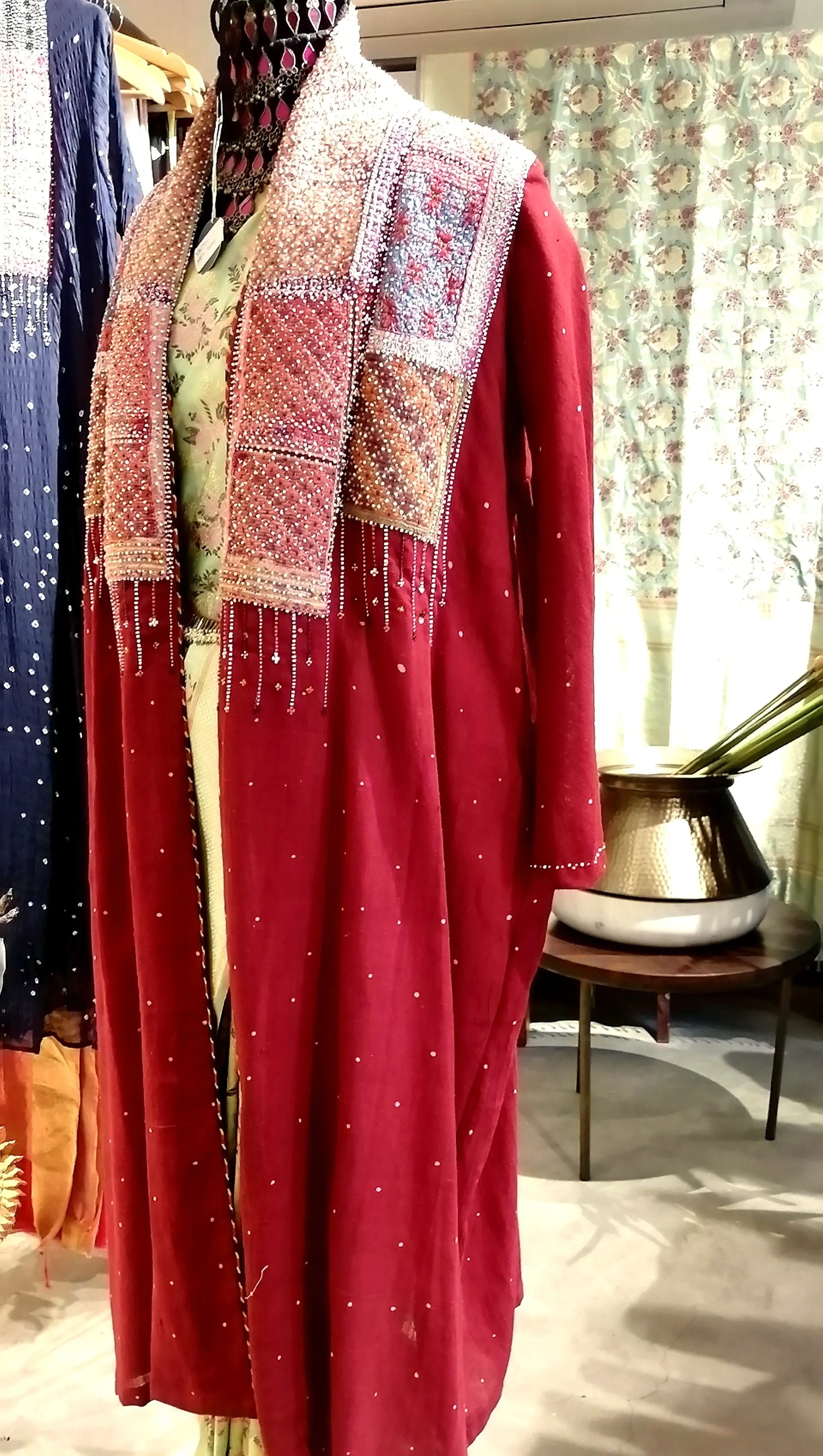 Tilla By Aratrik Dev Burman - kutchi-jacket-khadi-with-antique-embroidery