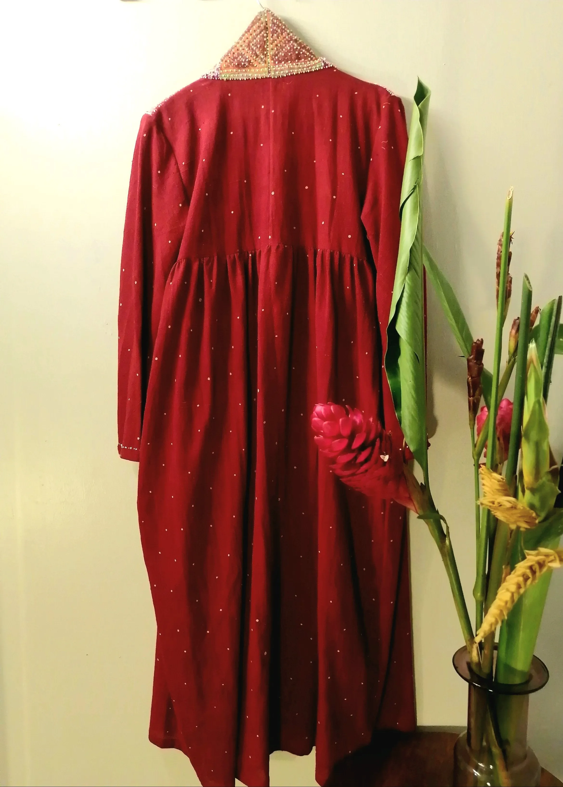 Tilla By Aratrik Dev Burman - kutchi-jacket-khadi-with-antique-embroidery