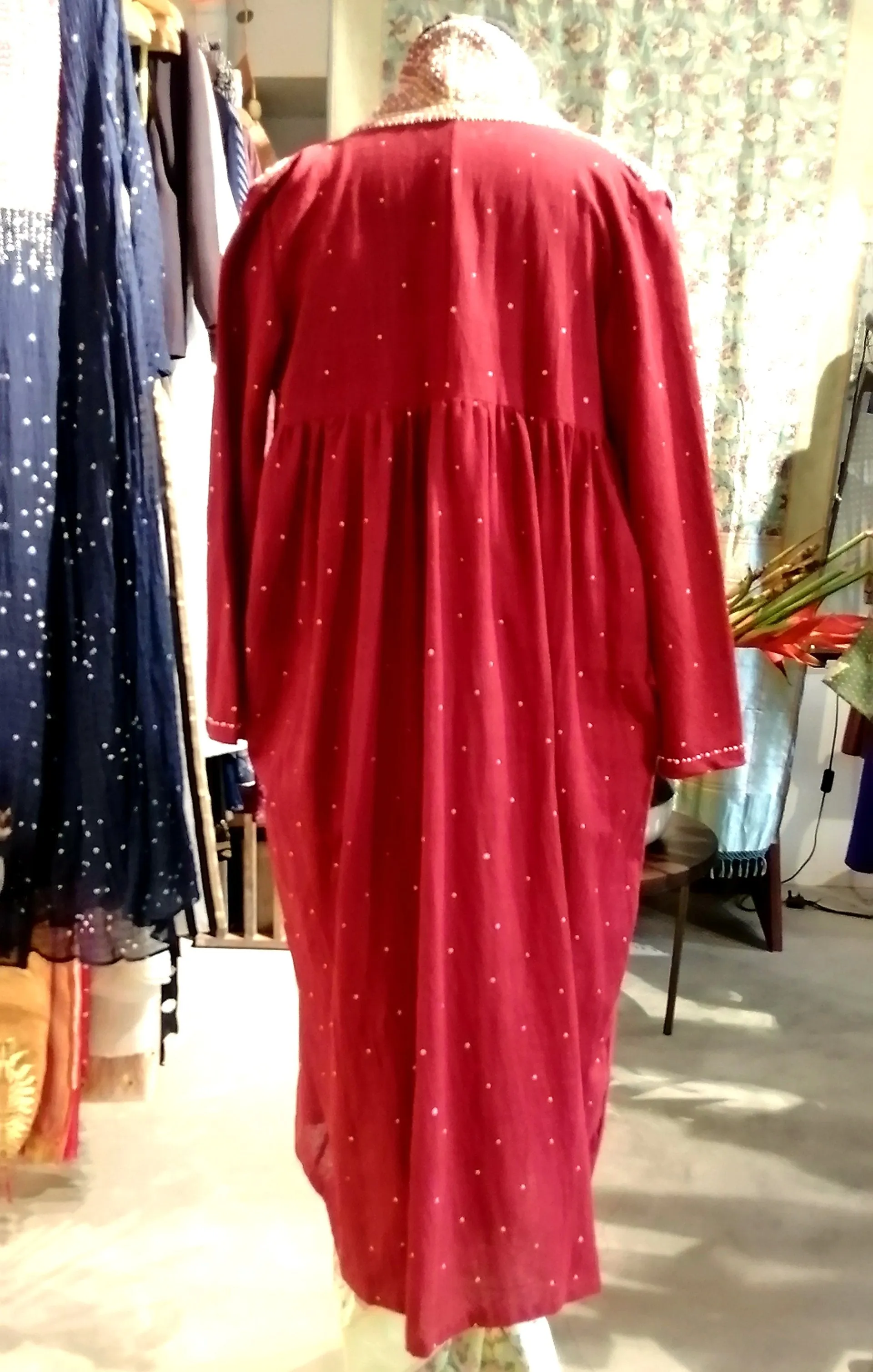 Tilla By Aratrik Dev Burman - kutchi-jacket-khadi-with-antique-embroidery