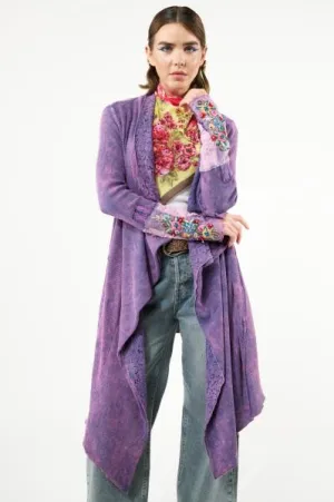 Traveling Set Shawl - Purple Wash -