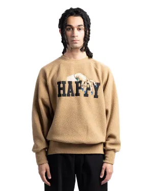 Undercover UC2C4808 Hand Happy Crewneck Beige