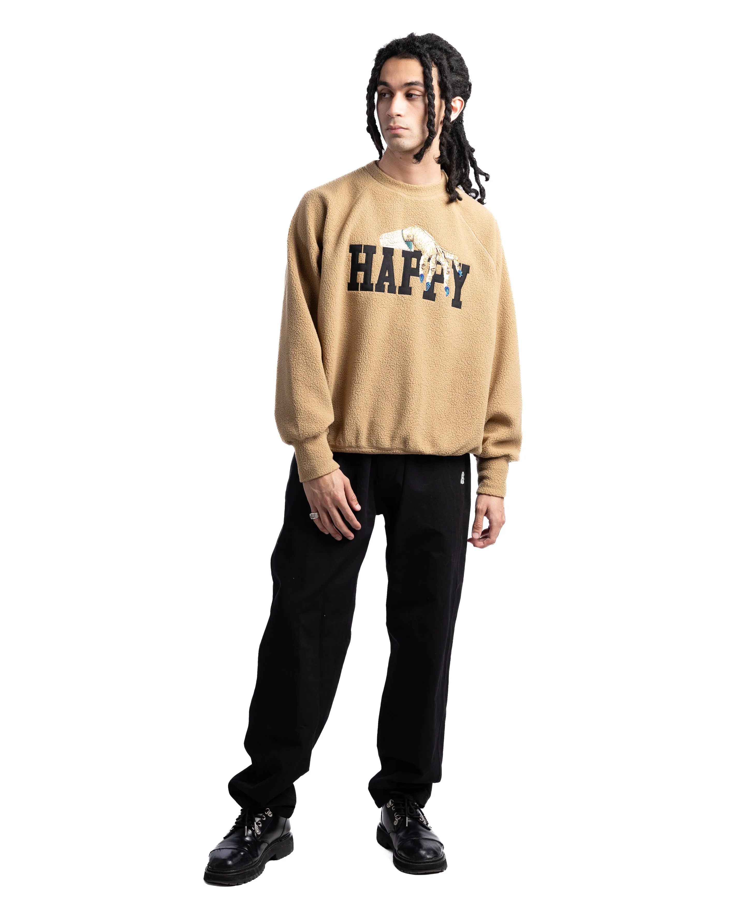 Undercover UC2C4808 Hand Happy Crewneck Beige