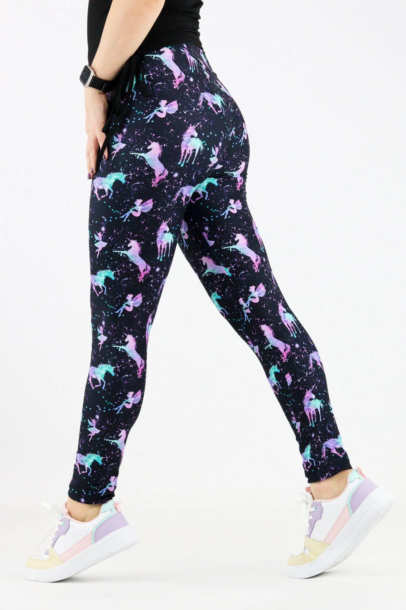 Unicorns & Fairies - Casual Full Leggings