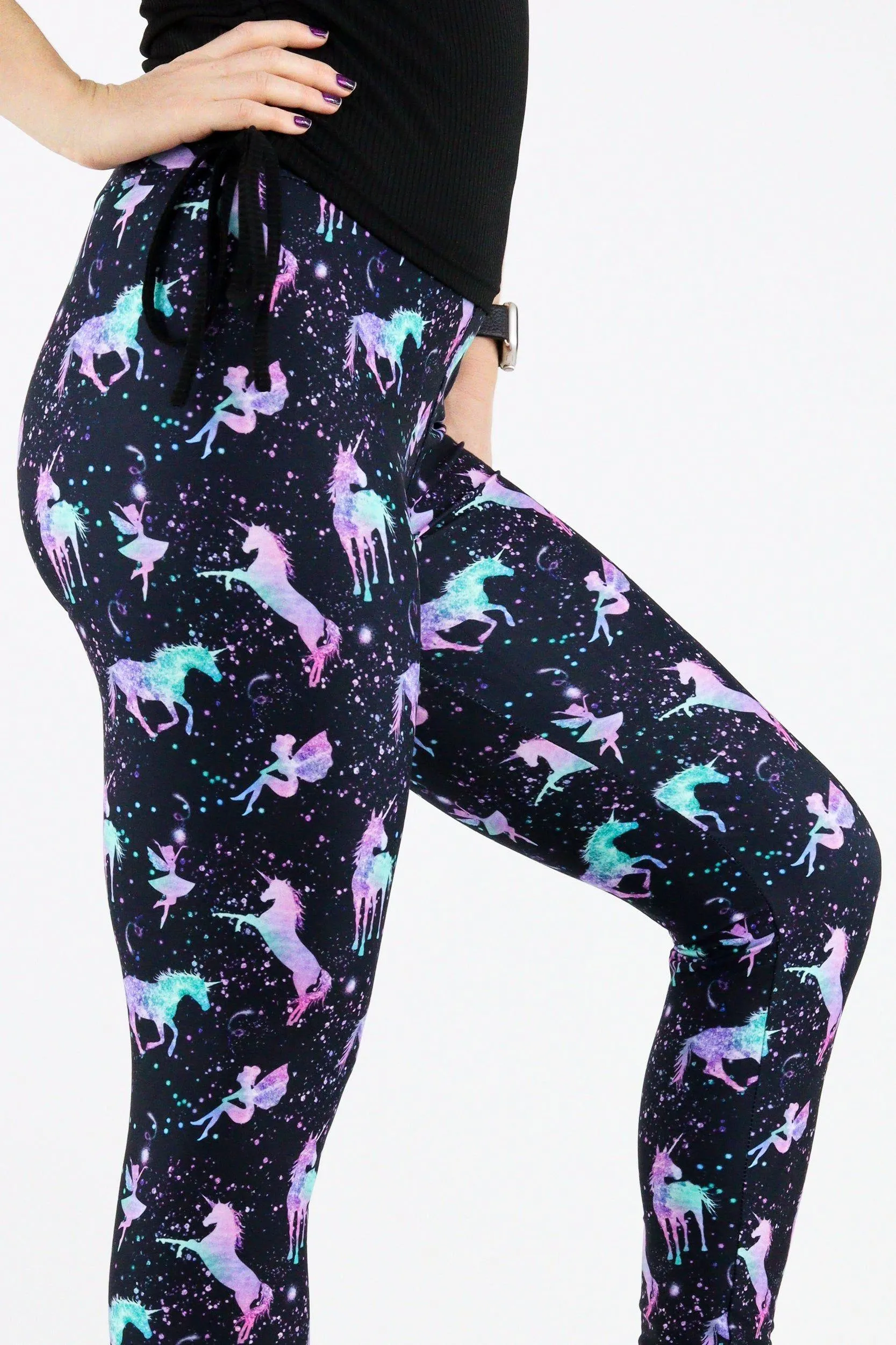 Unicorns & Fairies - Casual Full Leggings
