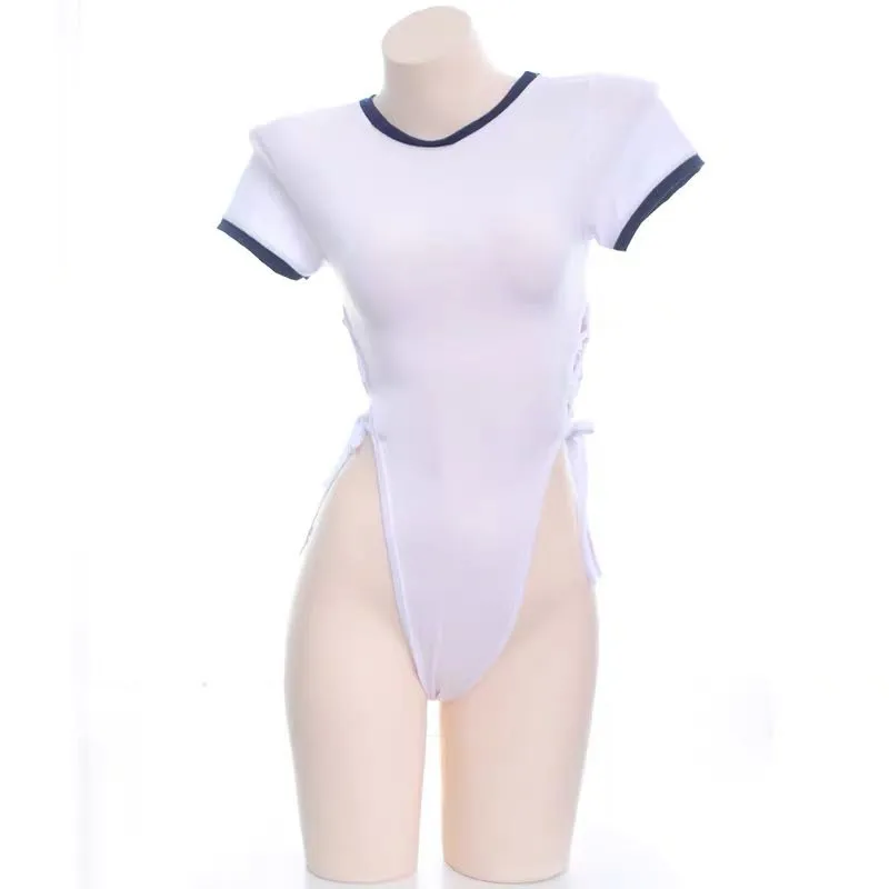 Uniform Lace Up Bodysuit EV4078