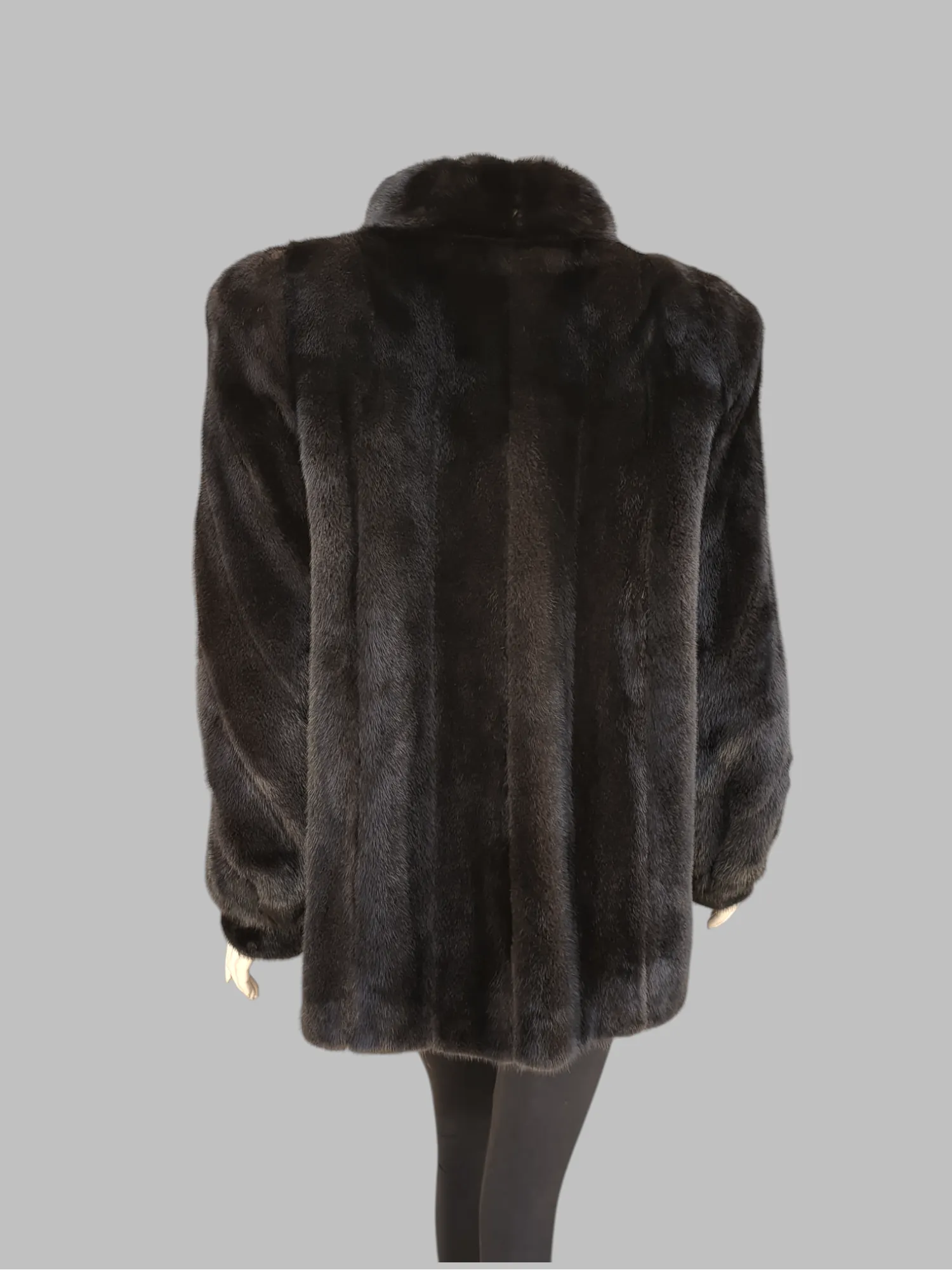 Vintage Dark Mink Jacket -Medium/Large