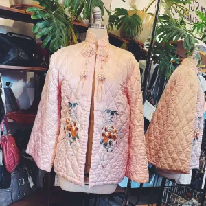 Vintage Quilted Silk Jacket