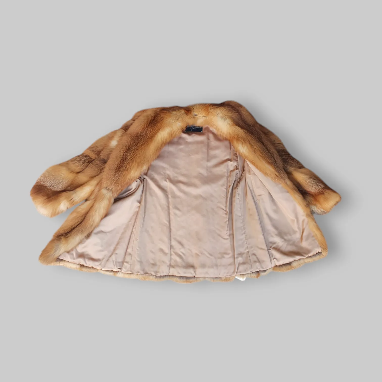 Vintage Red Fox Stroller Jacket (80's Style) -Large