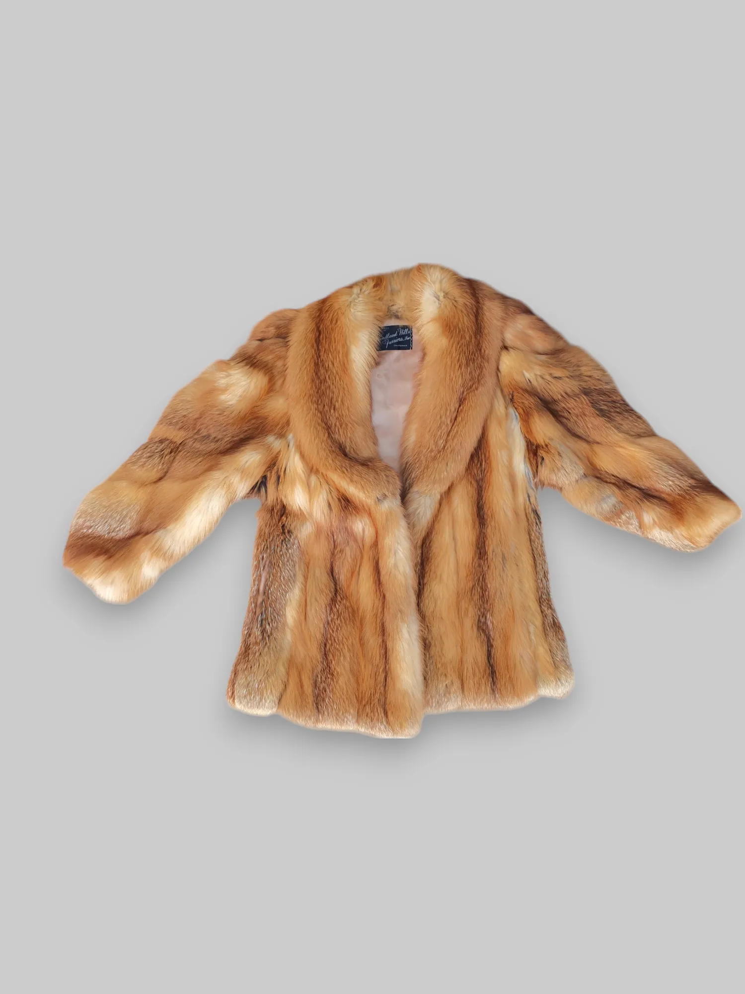 Vintage Red Fox Stroller Jacket (80's Style) -Large
