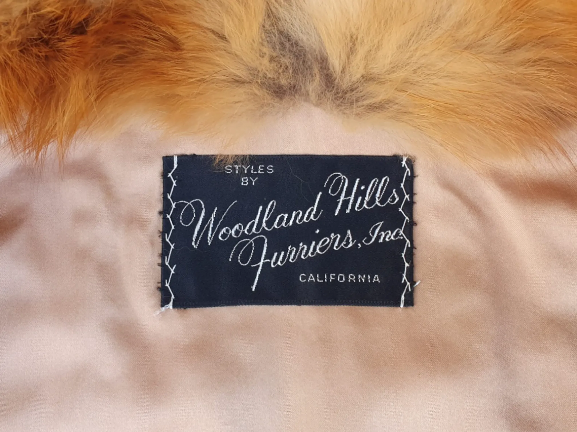 Vintage Red Fox Stroller Jacket (80's Style) -Large