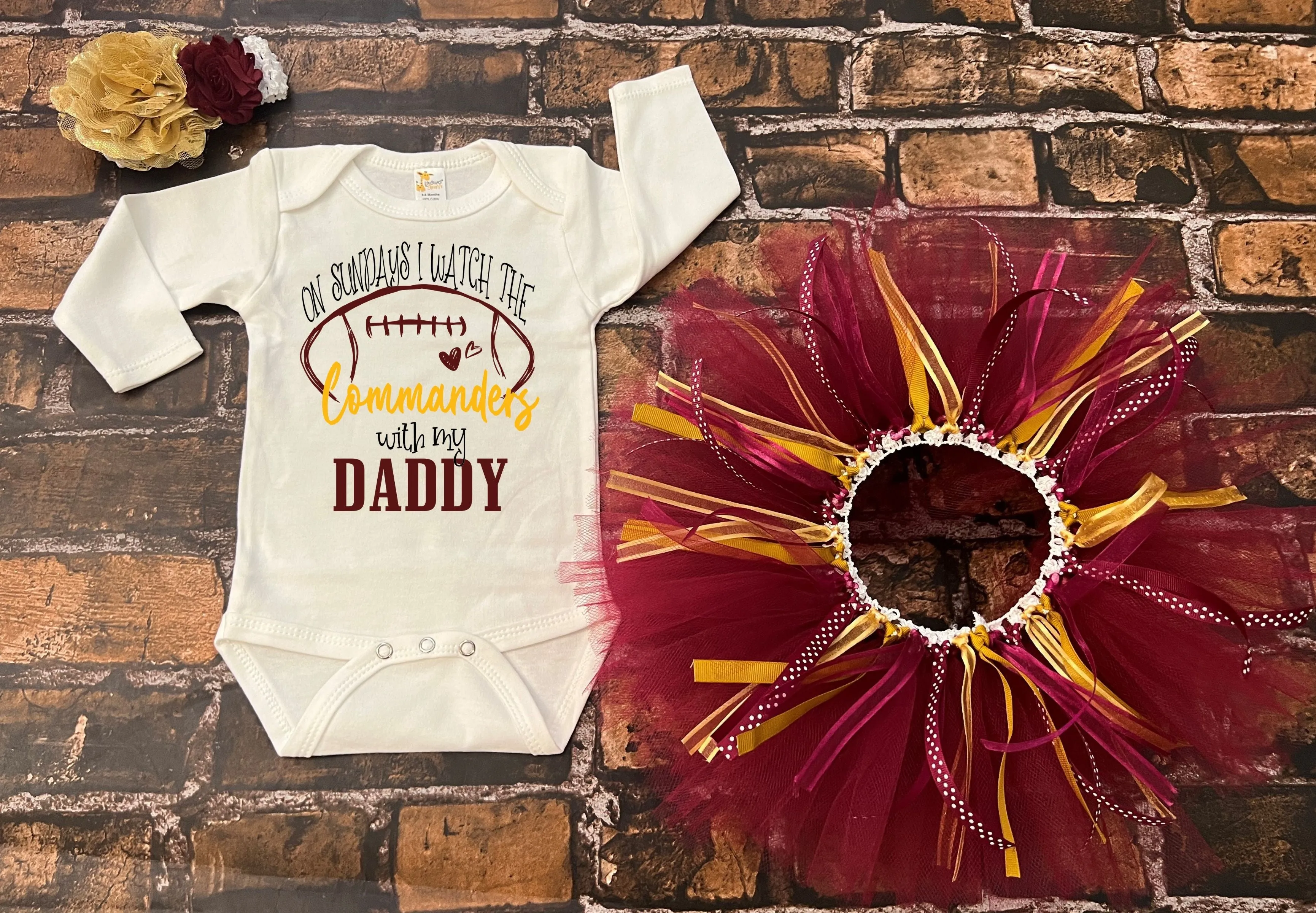 Washington Football Baby Outfit