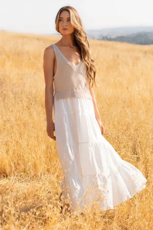 Wheat Fields Tiered Dress