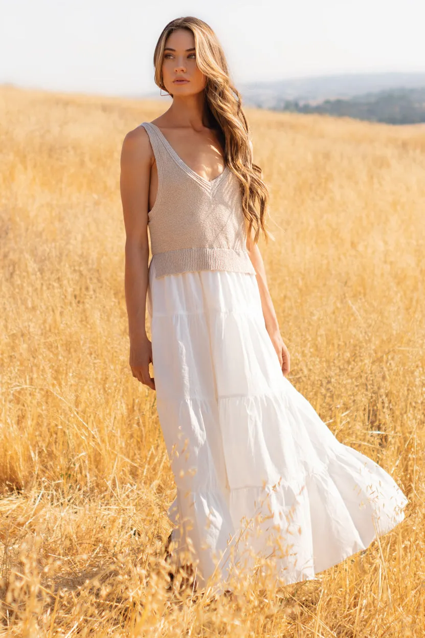 Wheat Fields Tiered Dress