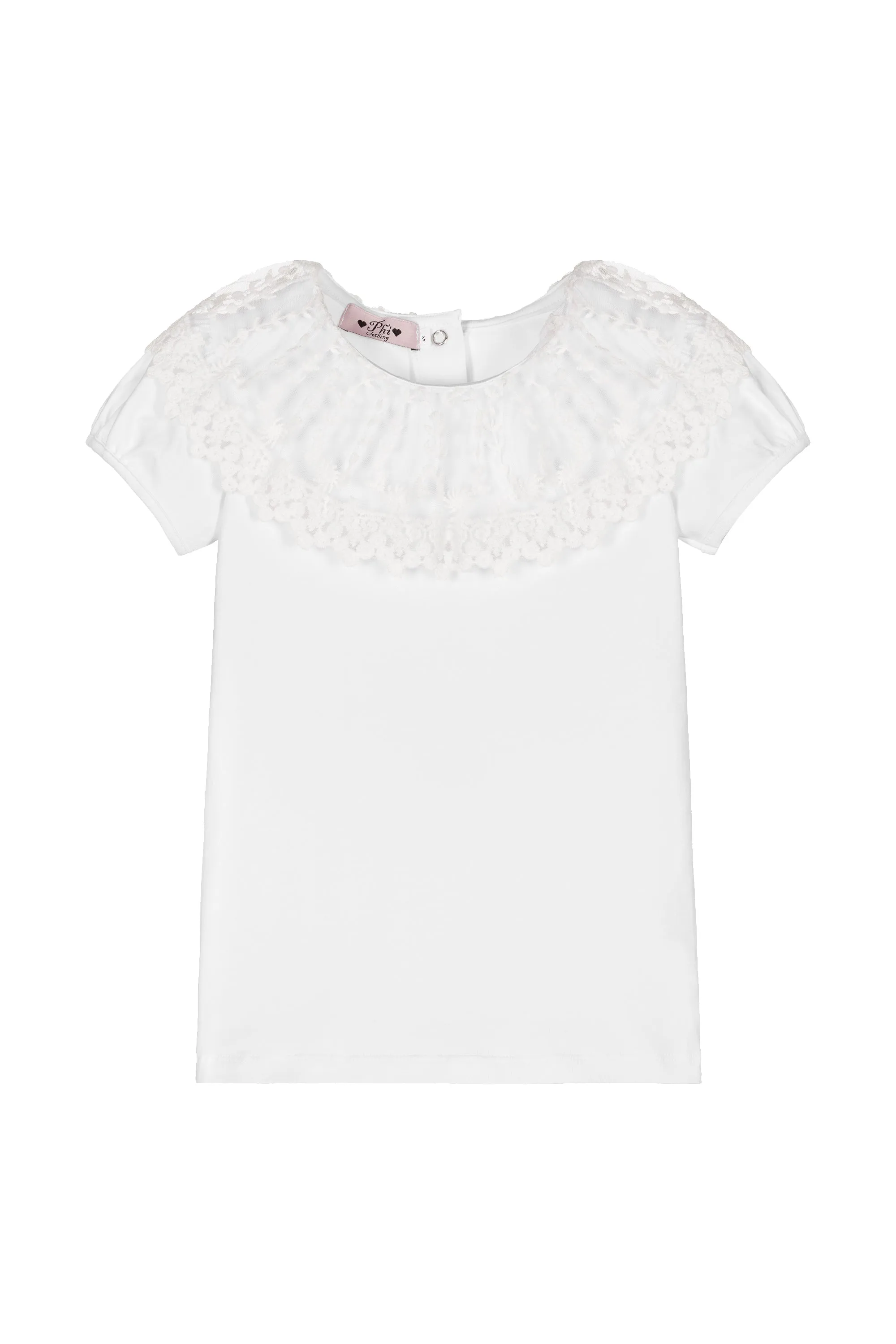 White Vintage Lace Bodysuit/Top